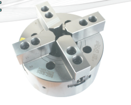 SBS 4-Jaw Hollow Hydraulic Power Chuck for CNC Lathe | Ideal for Square and Special-Shaped Workpieces